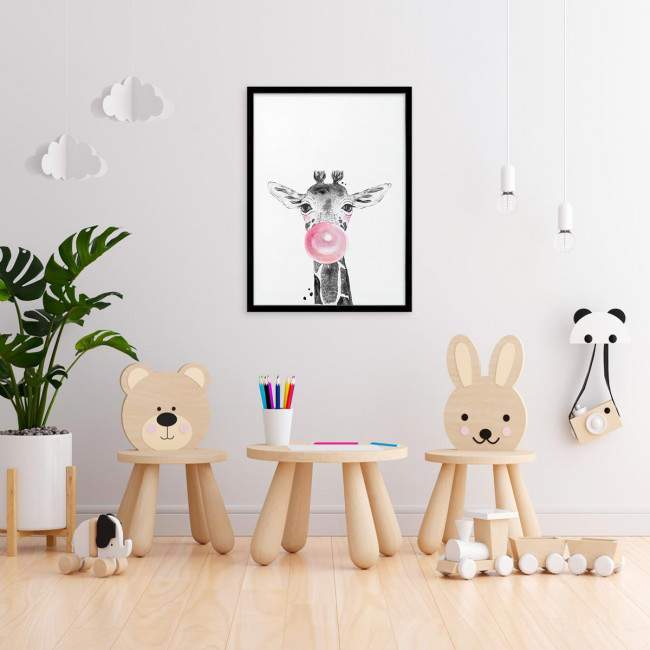 Bubble zebra, poster