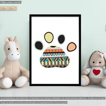 Tribal footprint I, poster