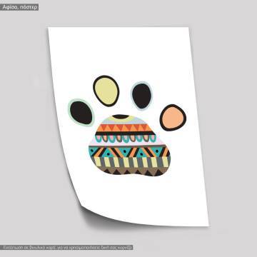 Tribal footprint I, poster 2