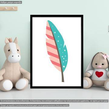 Tribal feather VI, poster