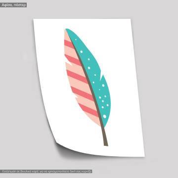 Tribal feather VI, poster 2