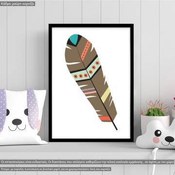 Tribal feather II, poster