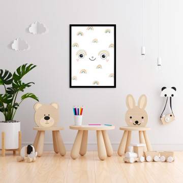 Προσωπάκια 9, κάδρο, μαύρη κορνίζα 2