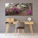 Canvas print Azaleas I, panoramic