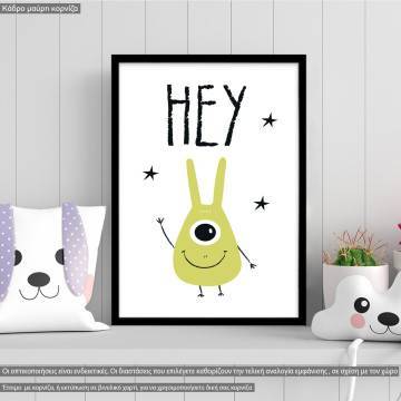 Hey monster poster