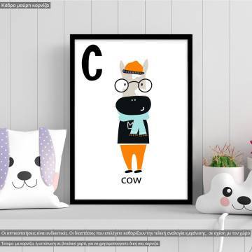 C cow poster