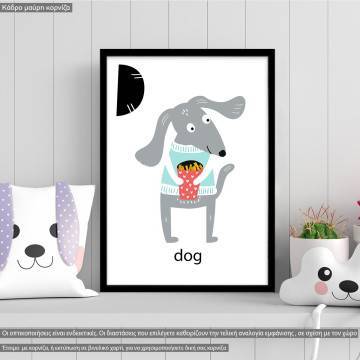 D dog poster