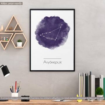 Capricorn zodiac, poster