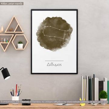 Gemini zodiac, poster