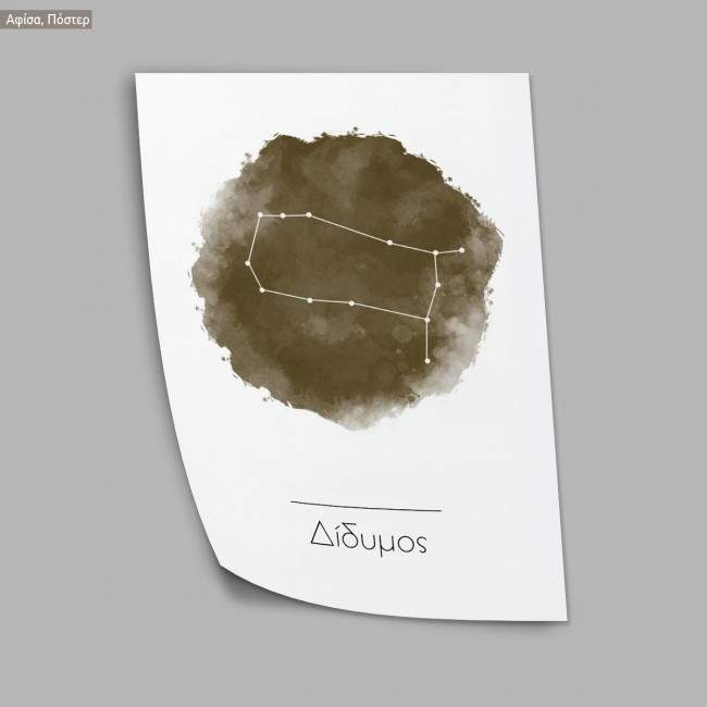Gemini zodiac, poster