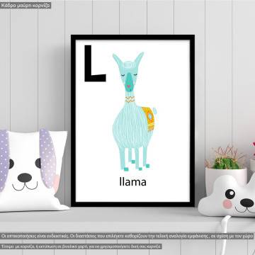 L llama poster