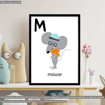 M mouse poster