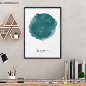 Scorpio zodiac, poster