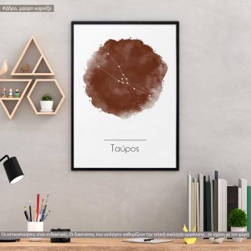 Taurus zodiac, poster