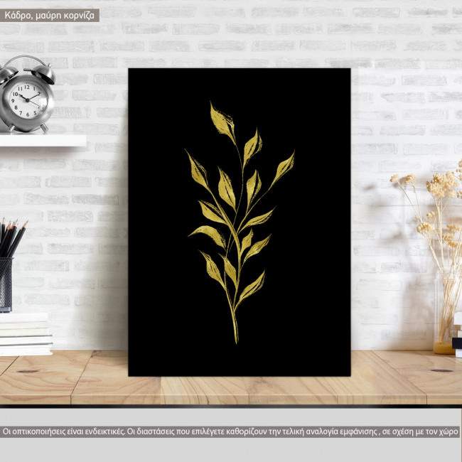 Gold Branches I, Poster