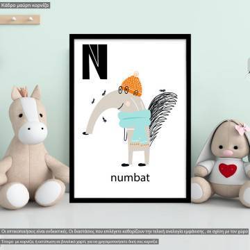 N numbat poster