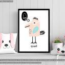 Q quail poster