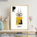 R rabbit poster