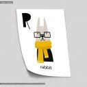 R rabbit poster