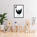 V vampire bat poster