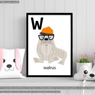 W walrus poster