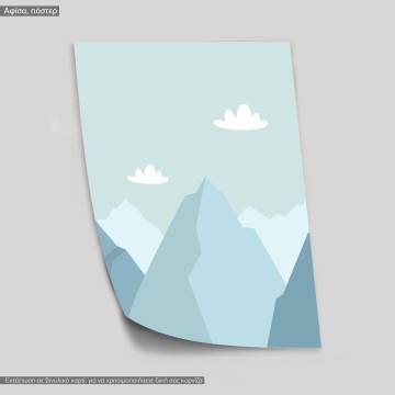 Dreams mountains tales, κάδρο, μαύρη κορνίζα 2