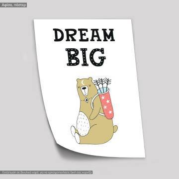 Dream big, Poster, Scandinavian style 2