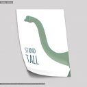 Poster Dinosaur, stand tall