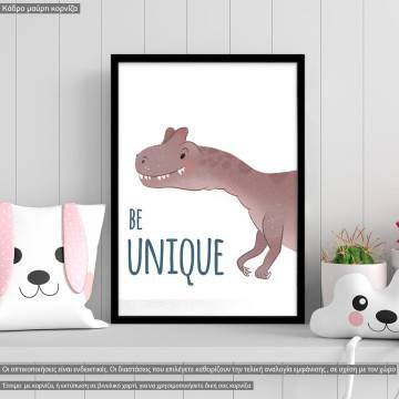 Poster Dinosaur, be uinique