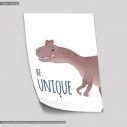 Poster Dinosaur, be uinique