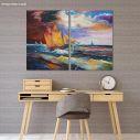 Canvas print mild wind, two panels