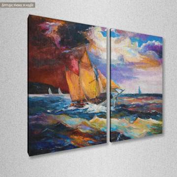 Canvas print mild wind, two panels 2