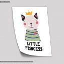 Poster KittenLittle princess, Scandinavian style 