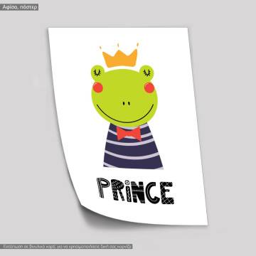 Poster Frog Prince, Scandinavian style  2