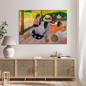 Πίνακας ζωγραφικής The siesta Gauguin P. Καμβάς τελαρωμένος Όψη 1 2