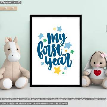 My first year , poster