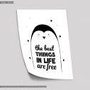 The best thinks in life are free, αφίσα, πόστερ 