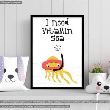 Vitamin sea, poster