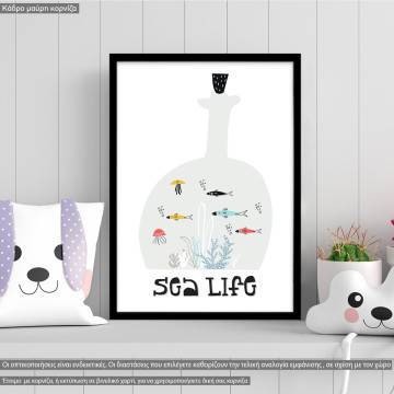 Sea life, poster