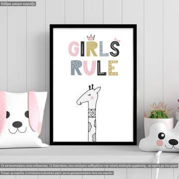 Girls rule, poster