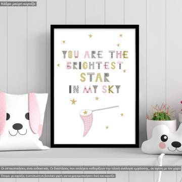 Brightest star, poster