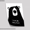 Poster I love you beary much