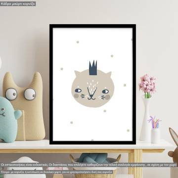 Pastel animals, Kitten, poster
