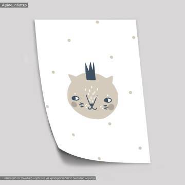 Pastel animals, Kitten, poster 2