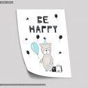 Be happy, poster