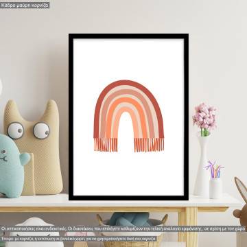 Rainbow III Boho, poster