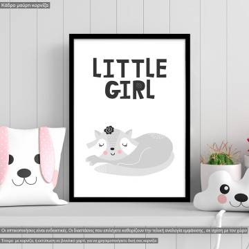 Little girl, poster