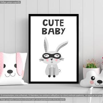 Cute baby poster
