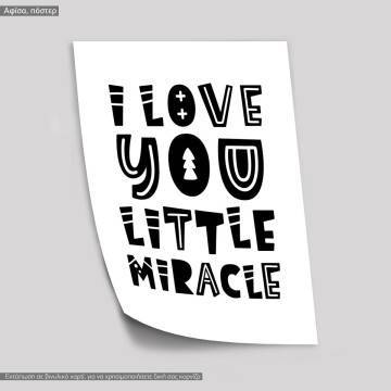 I love you little miraclePoster 2