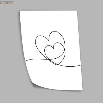 Hearts embracing, poster 2